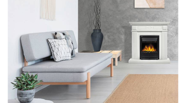 Портал Firelight Bianco Classic шпон белёный дуб
