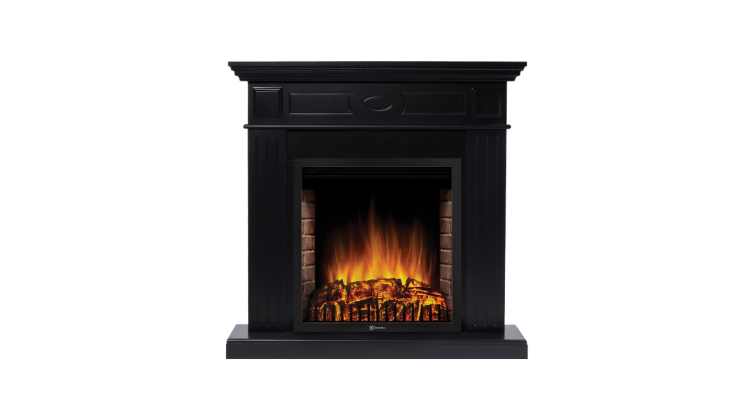 Портал Firelight Bianco 30 черная эмаль